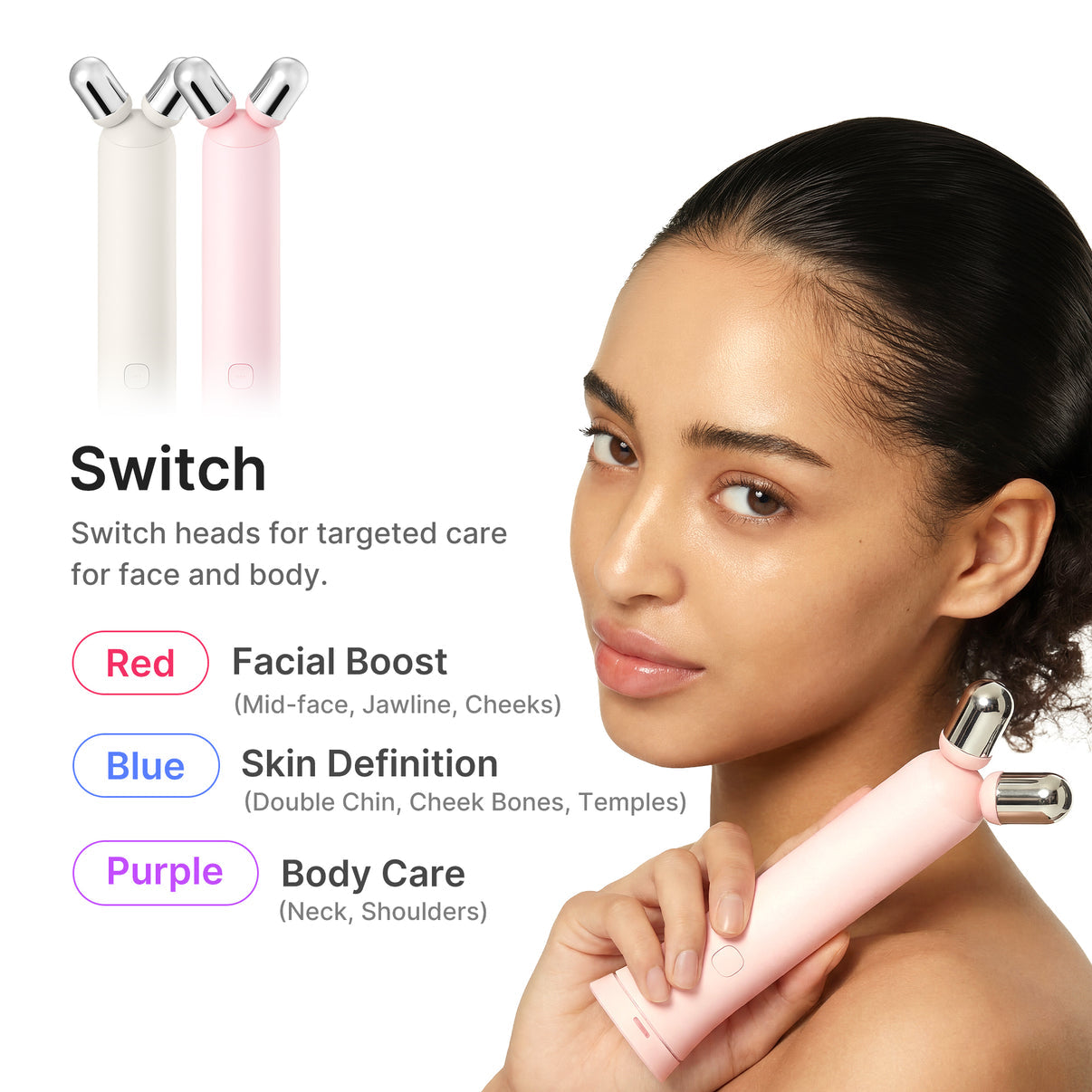Medicube AGE-R Mini Booster Pro Plus Full Facial Device Pink Set