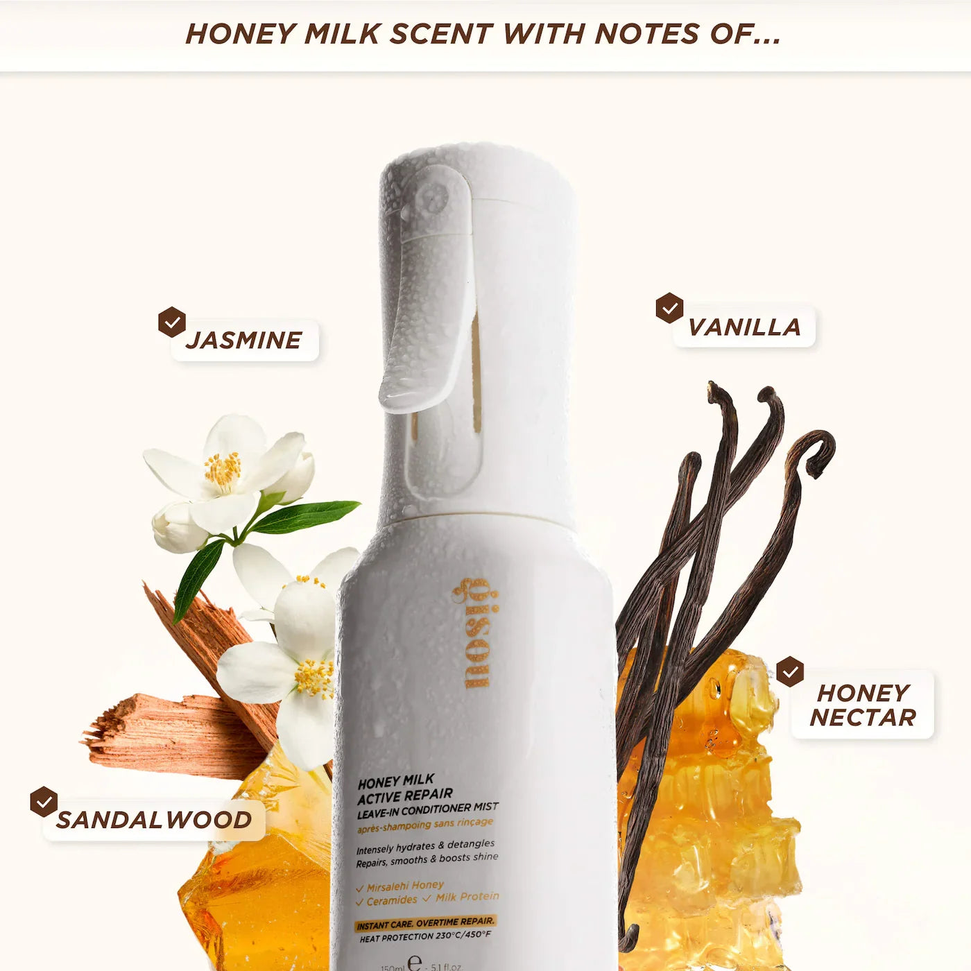 Gisou Honey Milk Active Repair Leave-In Conditioner Mist (Mini Size)