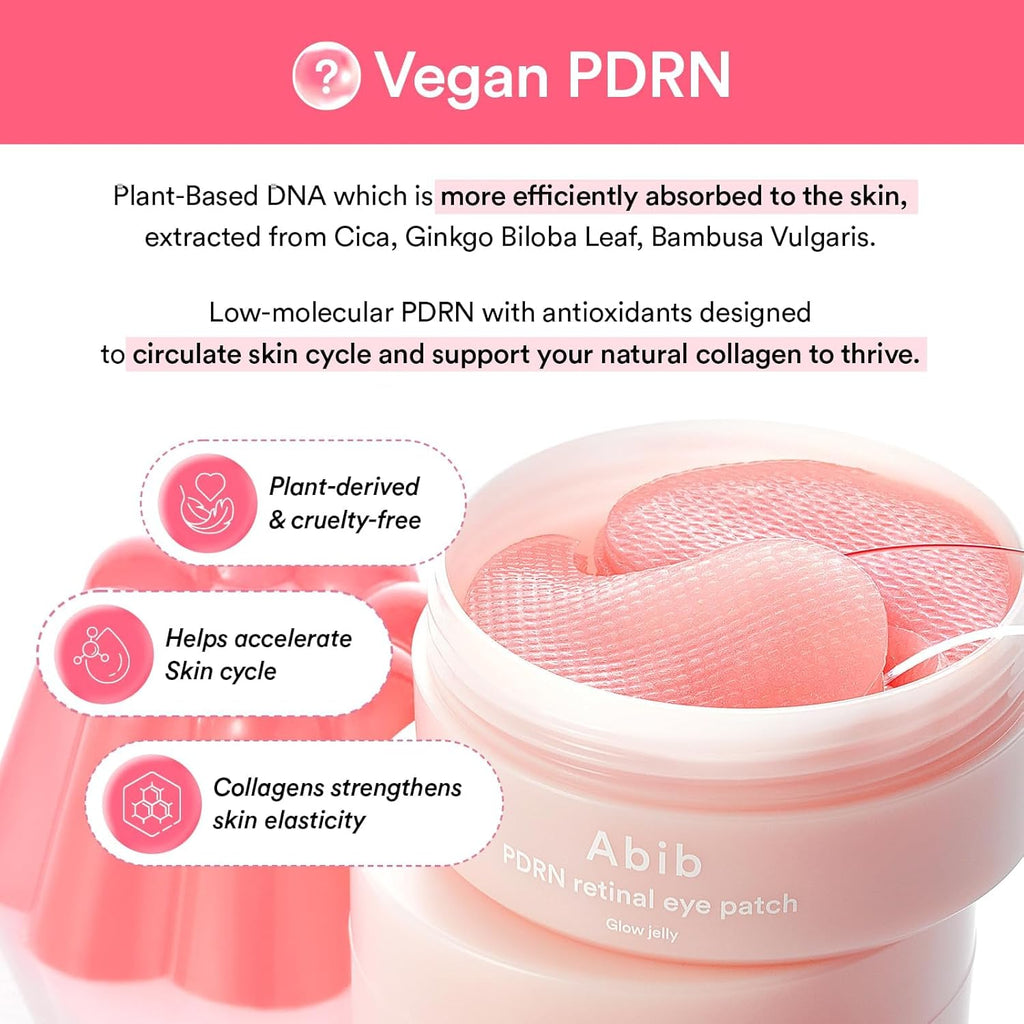 Abib PDRN Retinal Eye Patch Glow Jelly