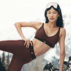 Alo Yoga - Legging Airlift High-waist 7/8 Line Up Brownstone