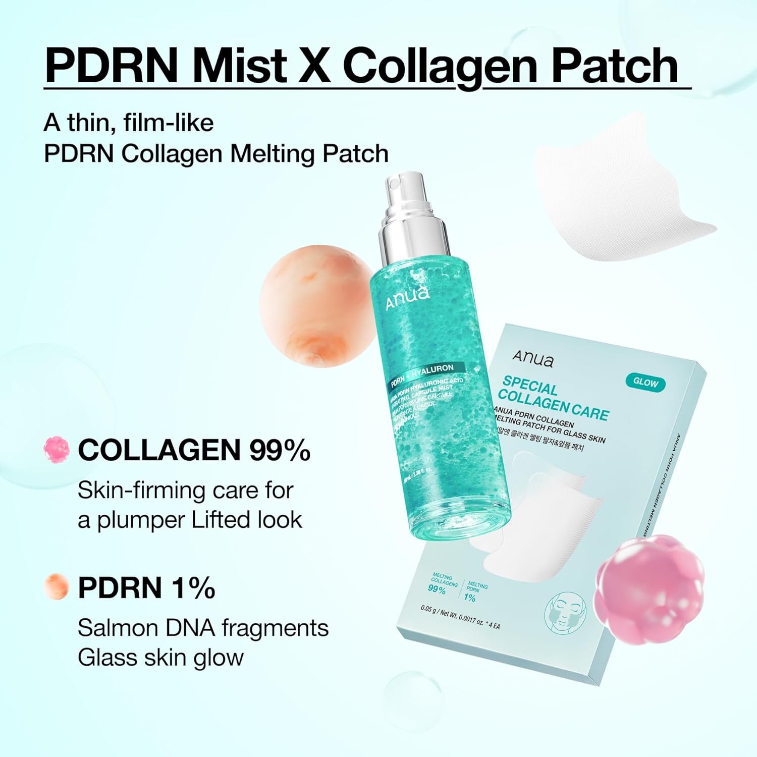 Anua PDRN Collagen Melting Patch for Glass Skin