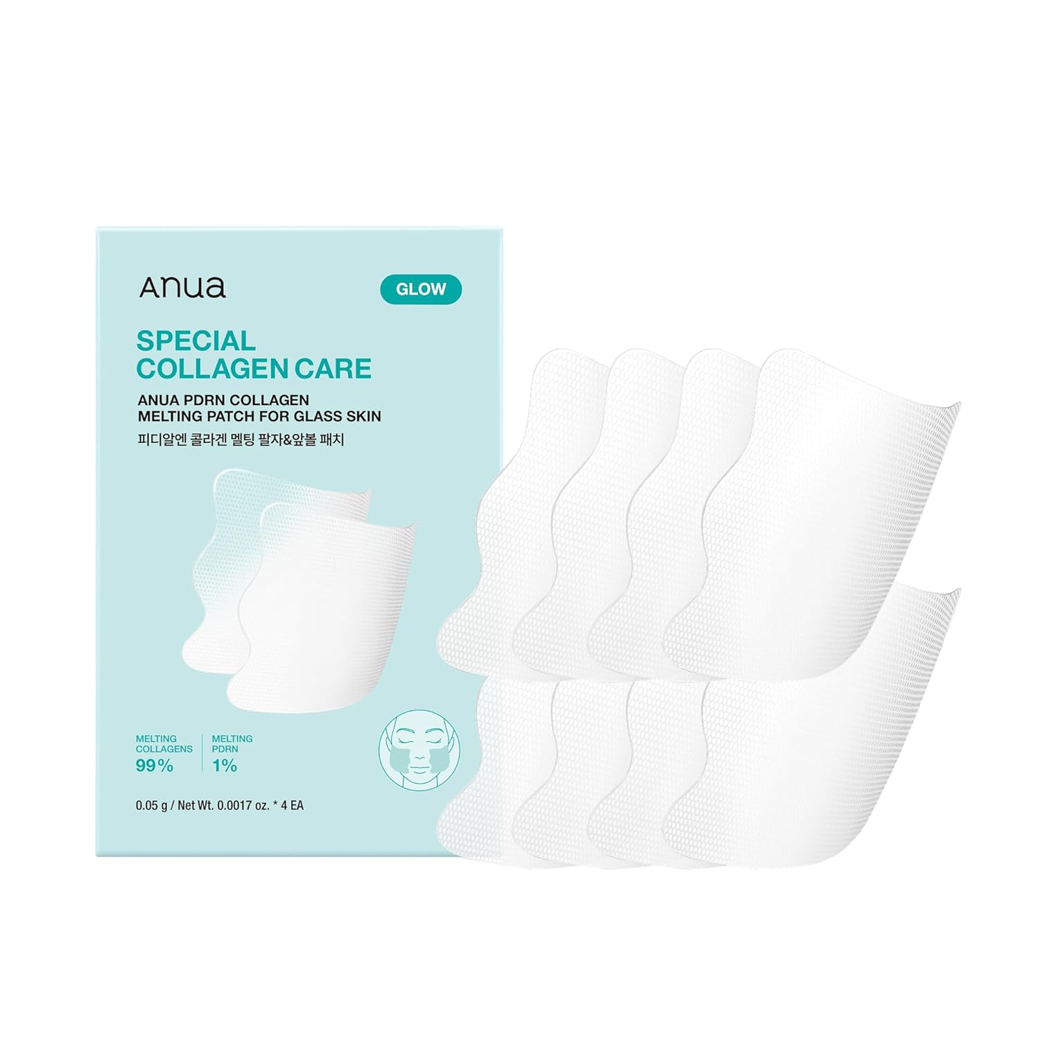 Anua PDRN Collagen Melting Patch for Glass Skin