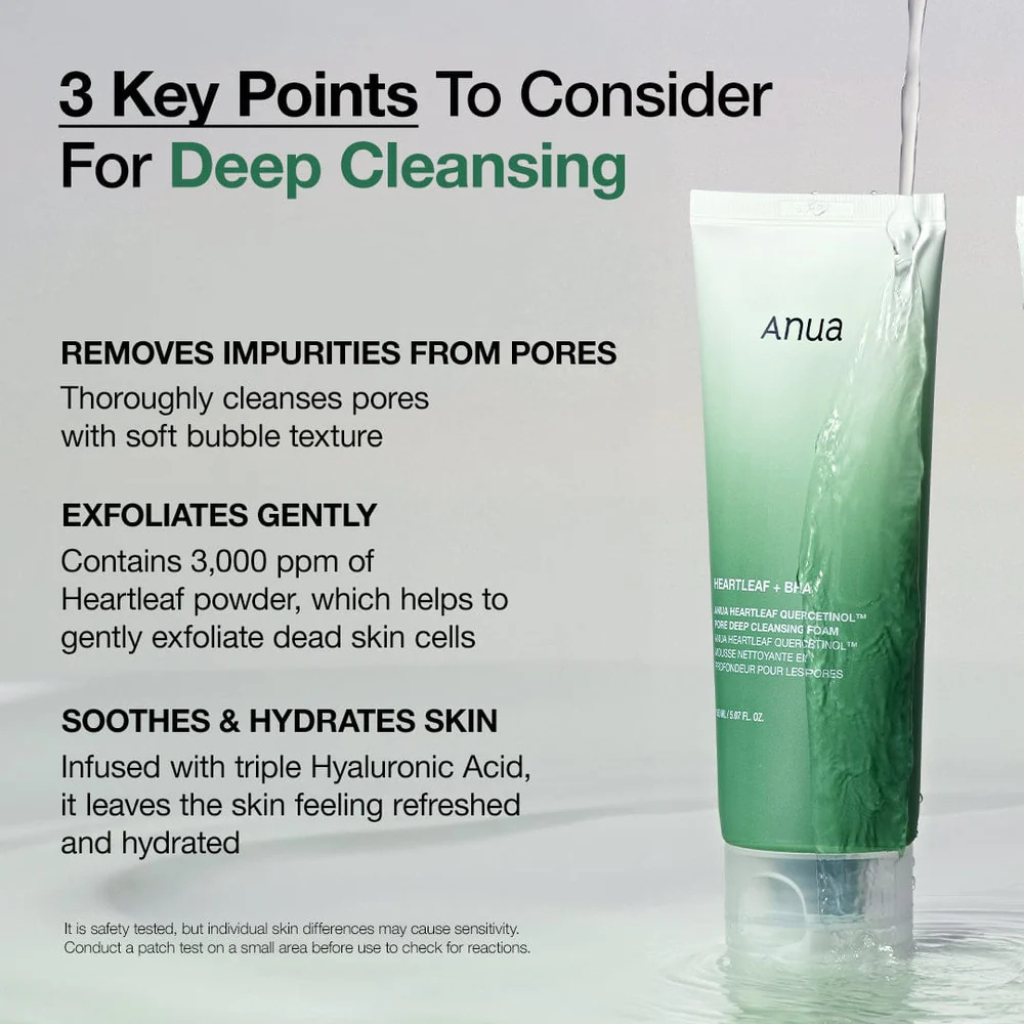Heartleaf Quercetinol Pore Deep Cleansing Foam