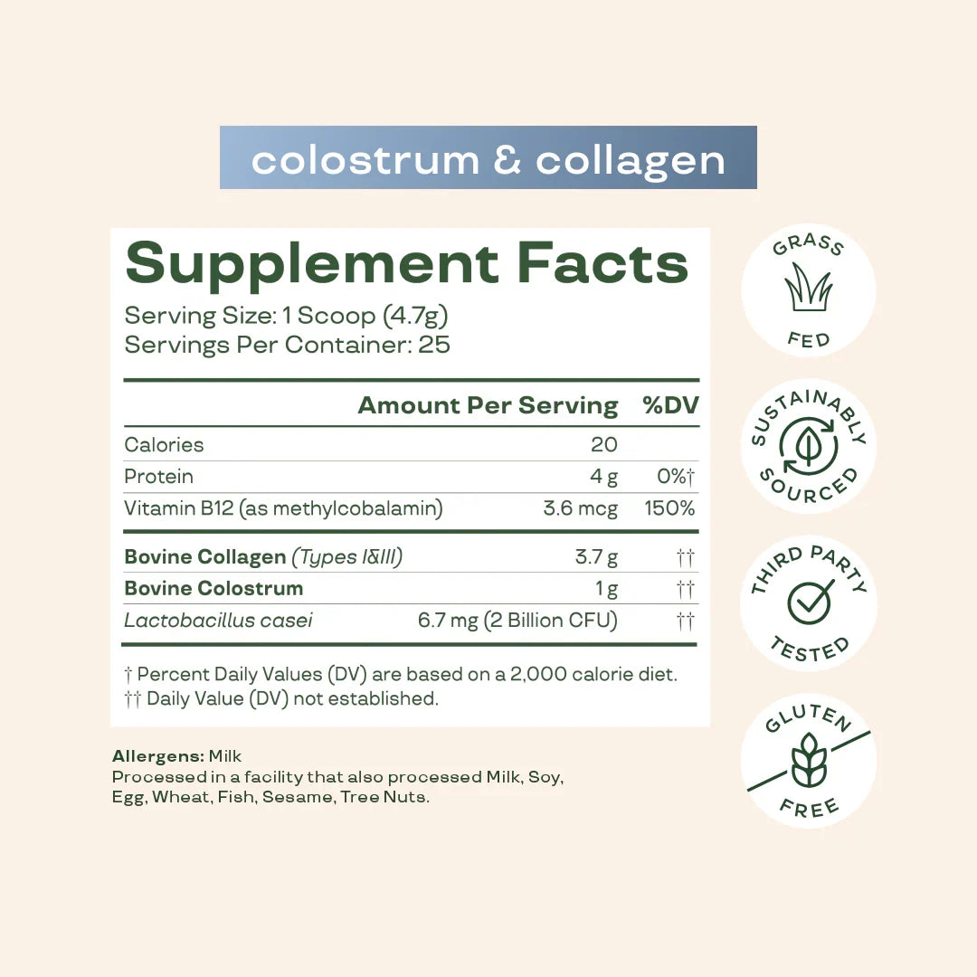 Bloom – Colostrum & Collagen Peptides