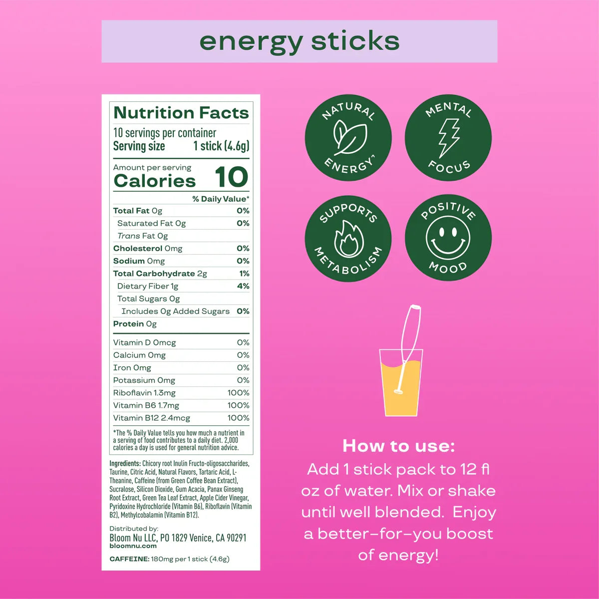 Bloom – Energy Sticks
