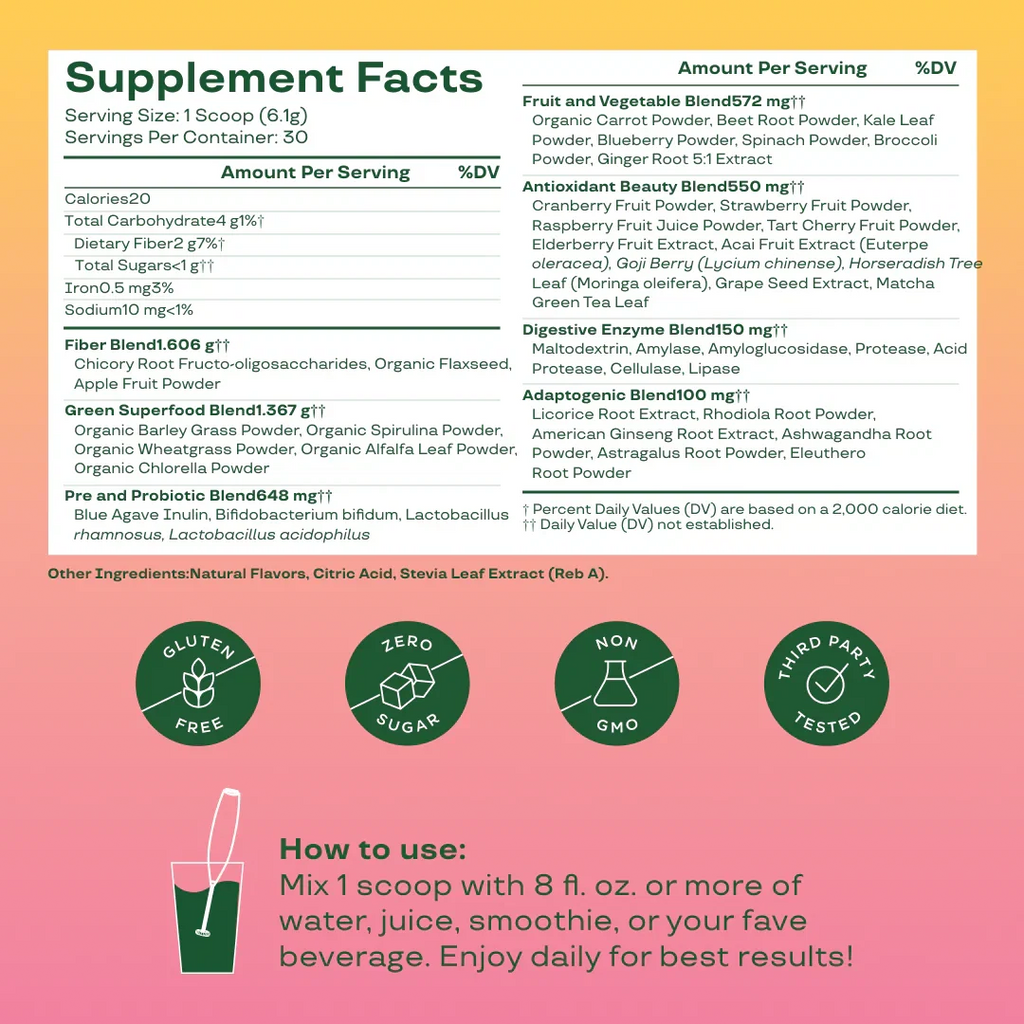 Bloom – Green & Superfoods Orange Passionfruit
