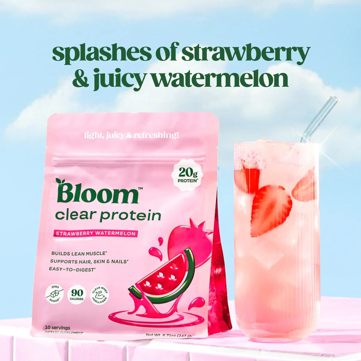 Bloom – Clear Protein Strawberry Watermelon