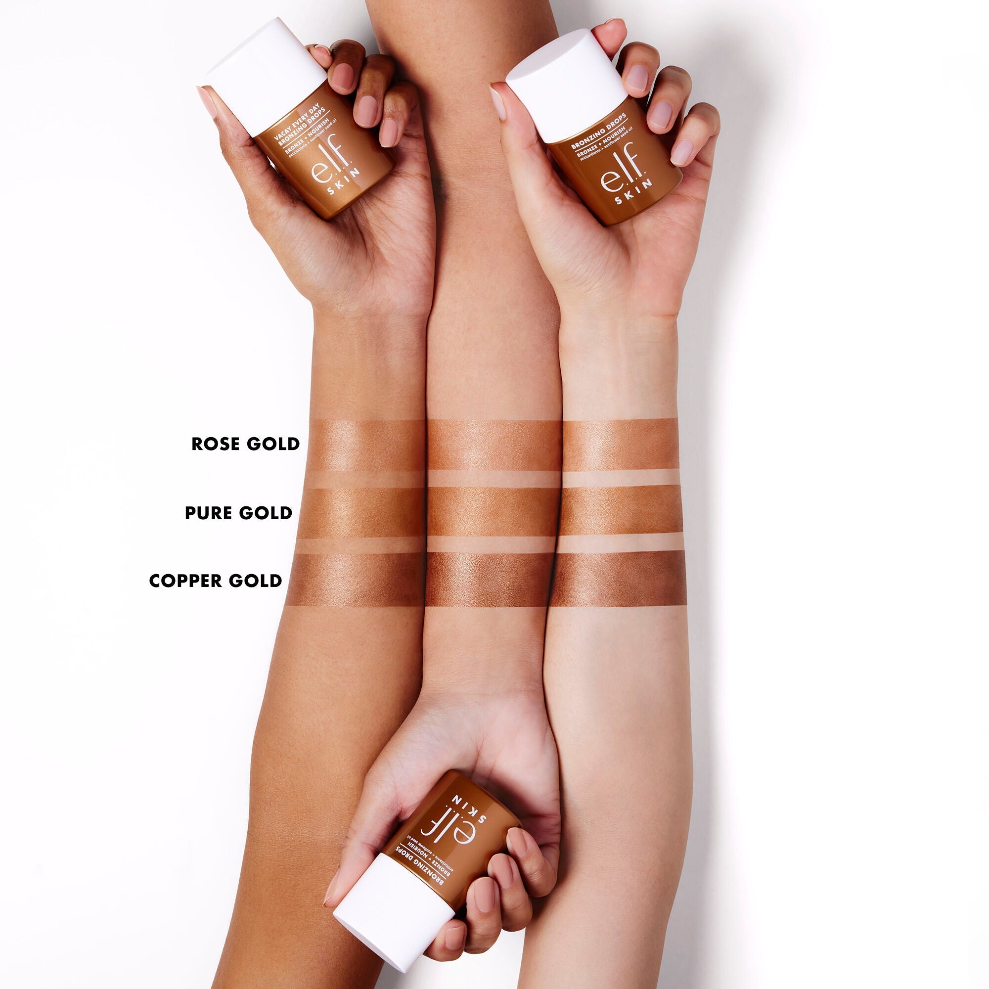 Elf Bronzing Drops - Pure Gold (Medium)