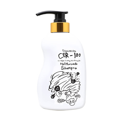 Elizavecca Shampoo - CER-100 Hell-Tornado com Revestimento de Colágeno (500ml)