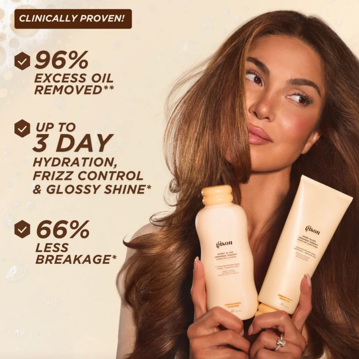 Gisou Honey Gloss Ceramide Therapy Hydrating Conditioner