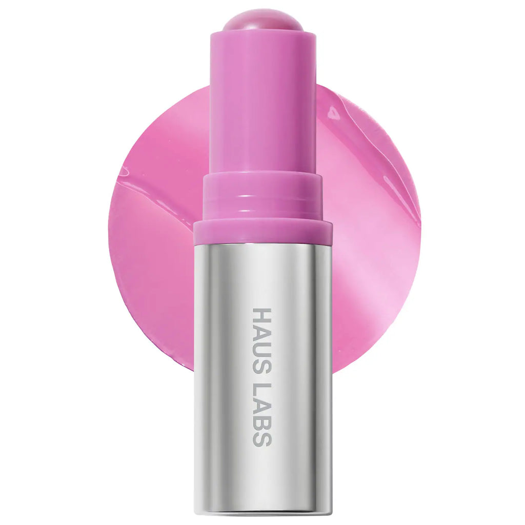 Haus Labs Color Fuse Longwear Hydrating Glassy Lip + Cheek Blush Balm Stick