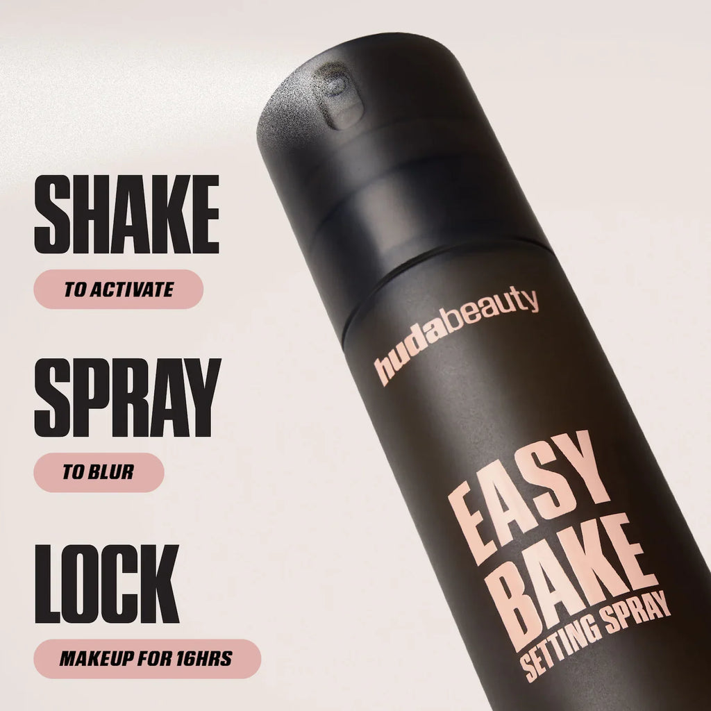 Huda Beauty Easy Bake Setting Spray with 16-Hour Wear (Mini Size)