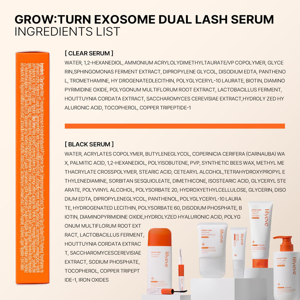 Lilyeve Grow:Turn Exosome Dual Lash Serum