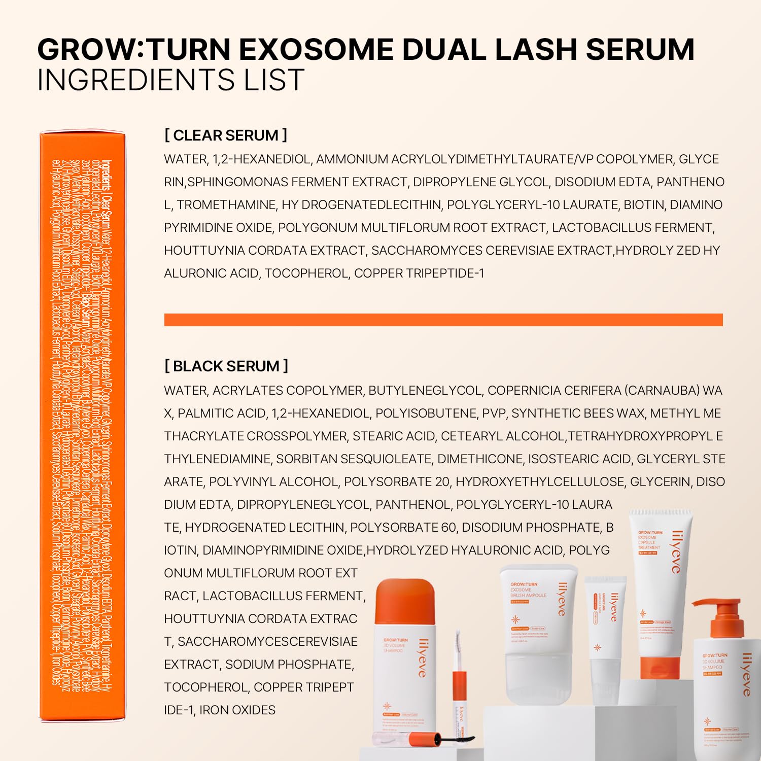 Lilyeve Grow:Turn Exosome Dual Lash Serum