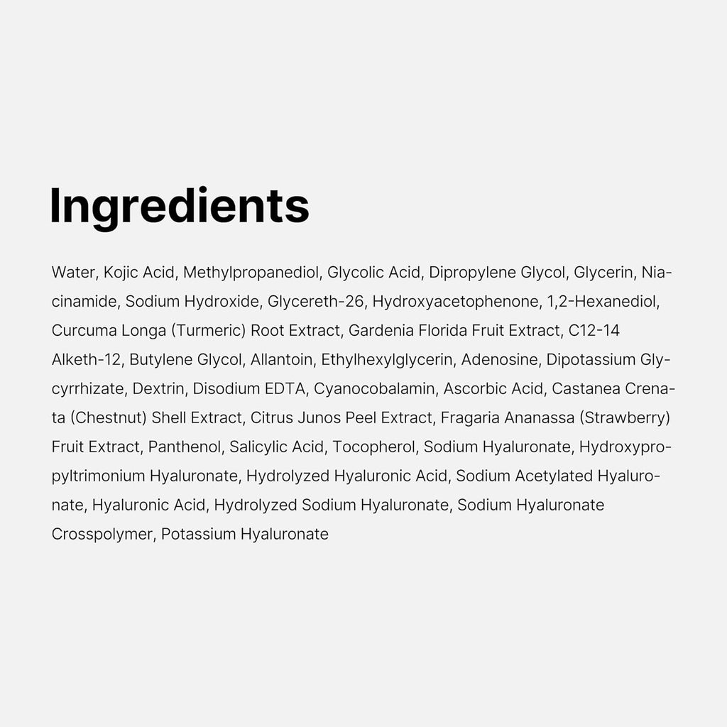 Kojic Acid Tumeric Toner Pad