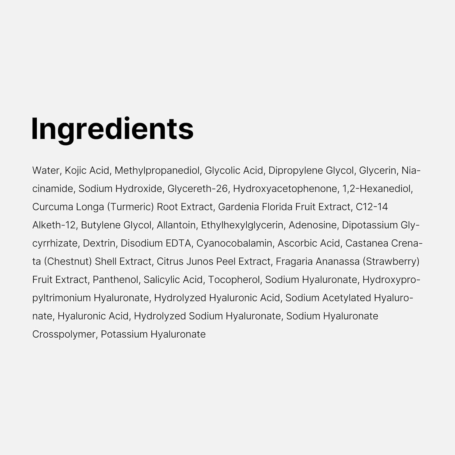 Kojic Acid Tumeric Toner Pad