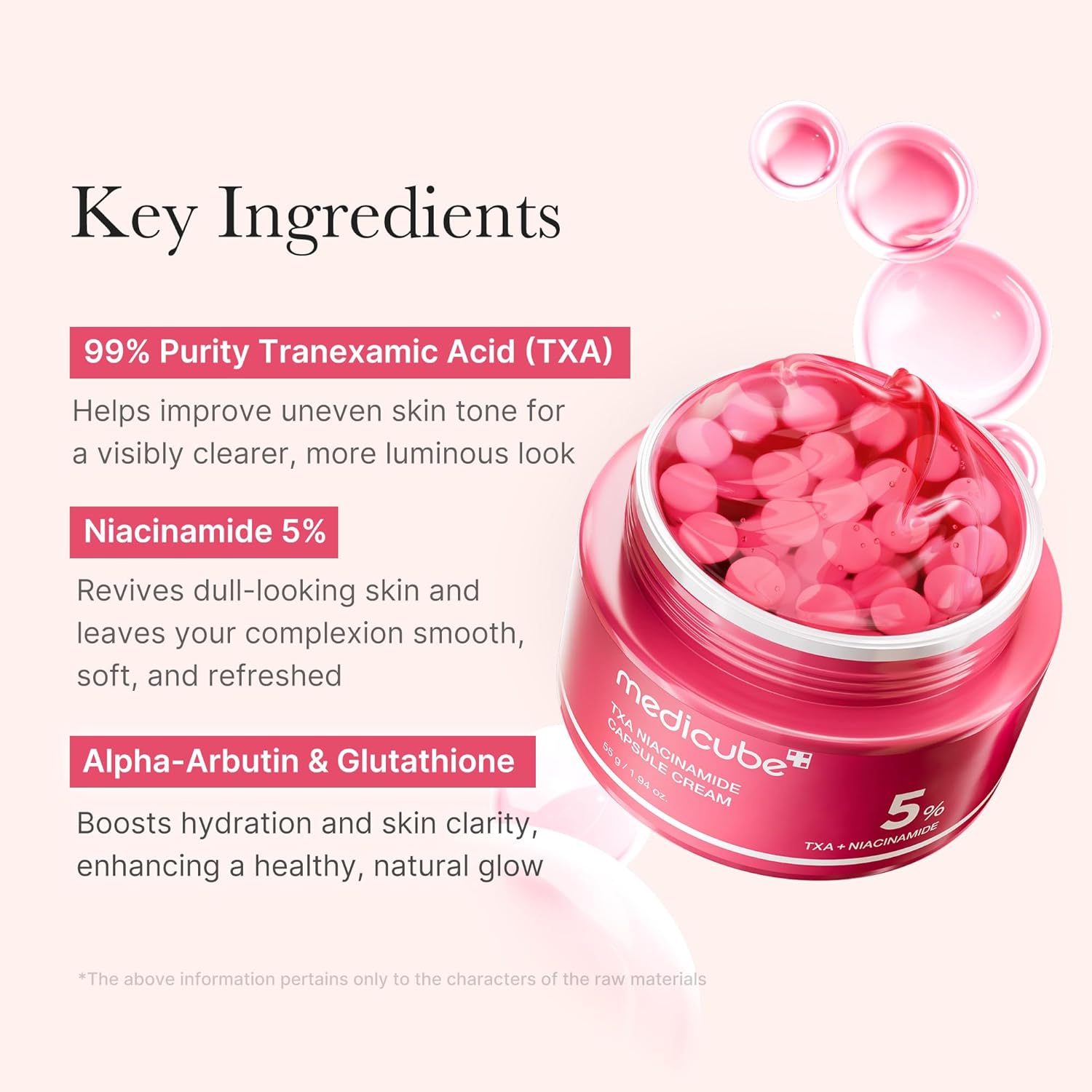 Medicube Niacinamide + TXA Capsule Cream