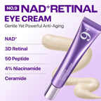 Numbuzin No.9 NAD+ Retinal Volumetox Eye Cream (Lançamento)