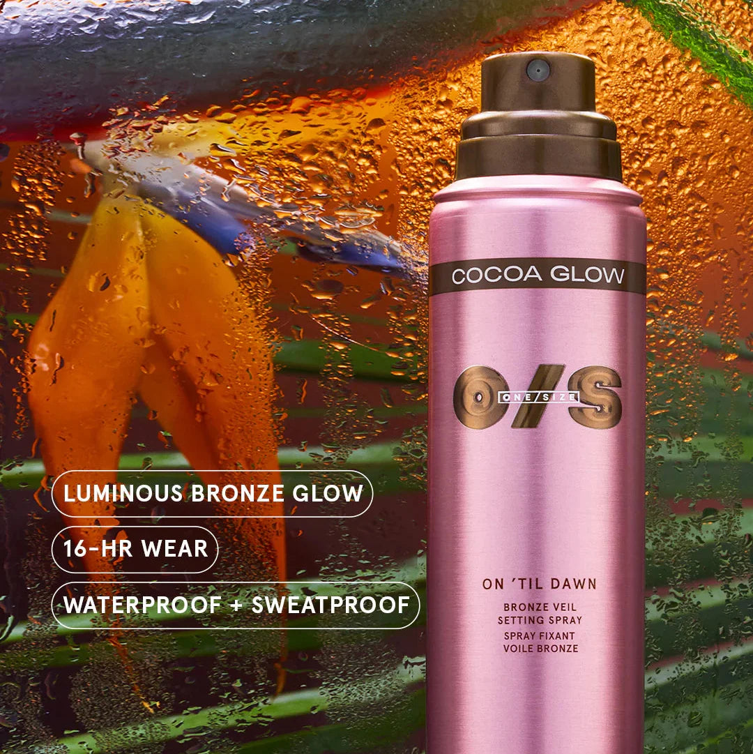 ONE/SIZE On ’Til Dawn Bronze Veil Waterproof Setting Spray (Lançamento)