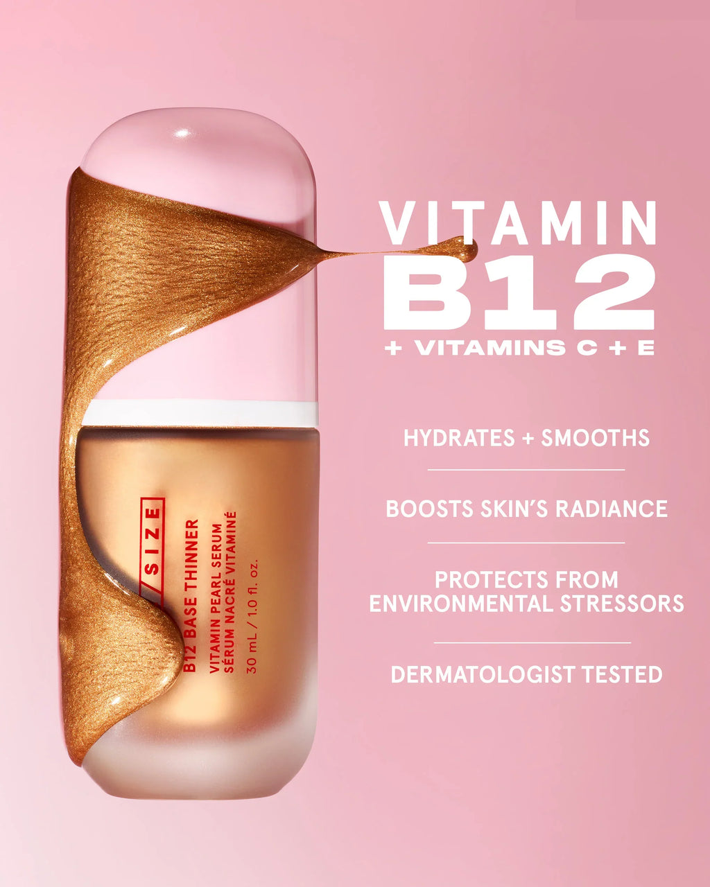 One/Size - B12 Base Thinner Vitamin Pearl Serum