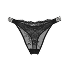 Victoria's Secret - Calcinha Fio Dental c/ Alça Brilhante