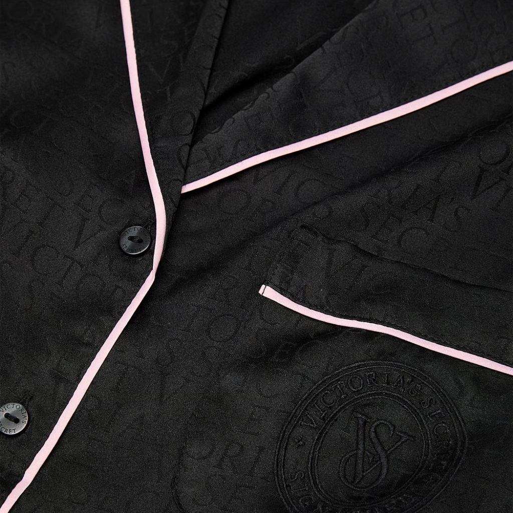 Victoria's Secret - Conjunto de pijama curto Signature Jacquard
