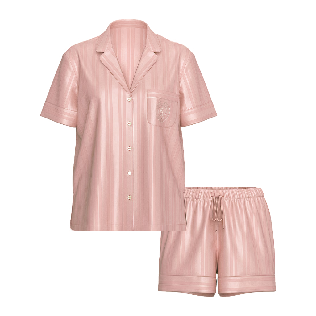 Victoria's Secret - Conjunto de pijama curto Signature Jacquard