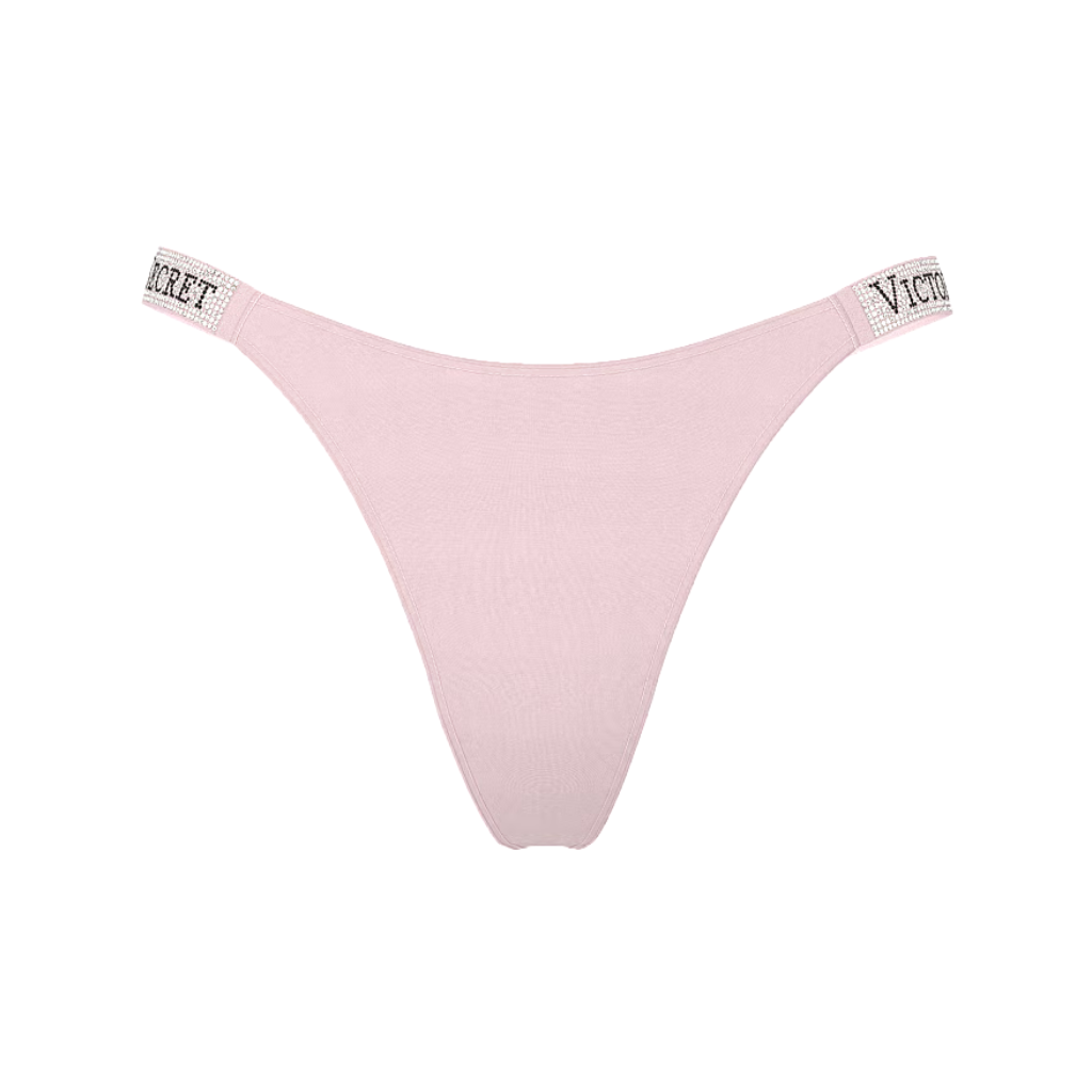 Victoria's Secret - Calcinha Fio Dental c/ Alça Brilhante