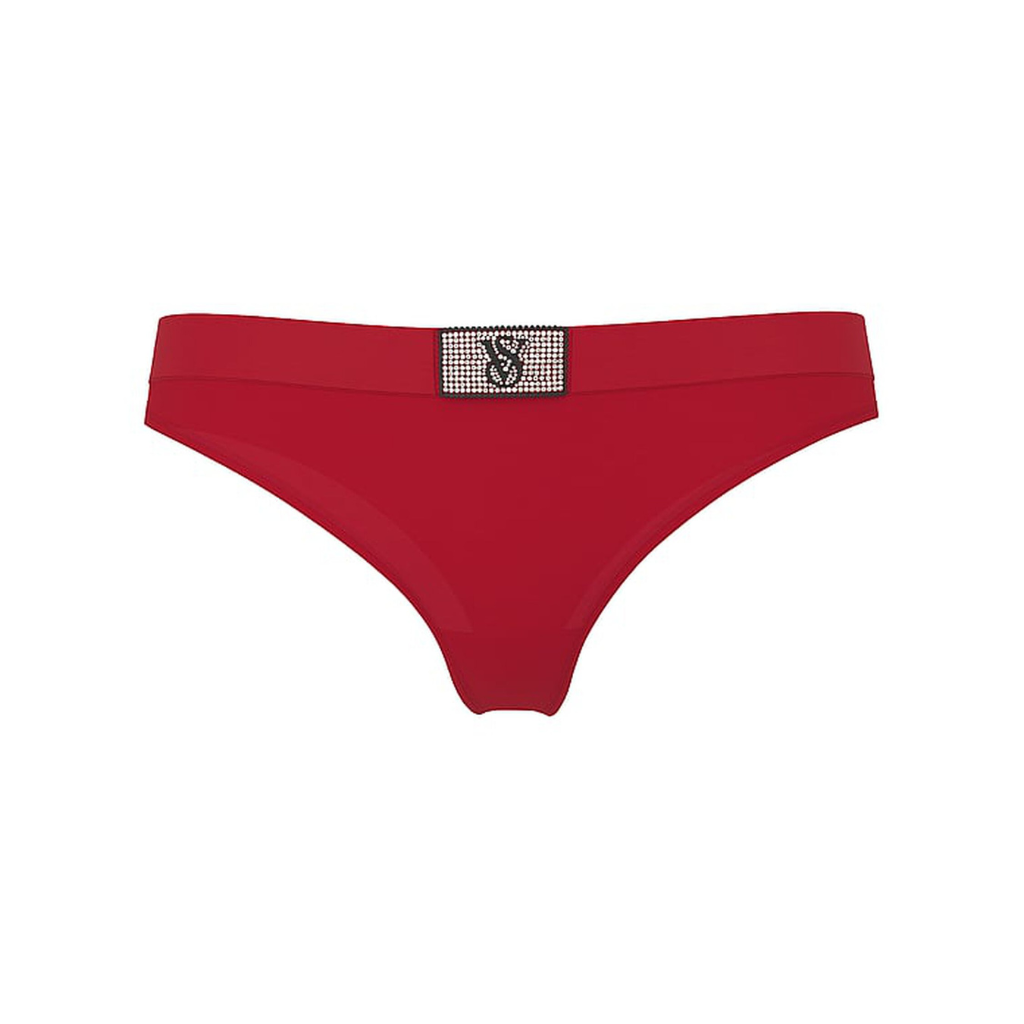 Victoria's Secret - Calcinha Fio Dental c/ Logo Brilhante